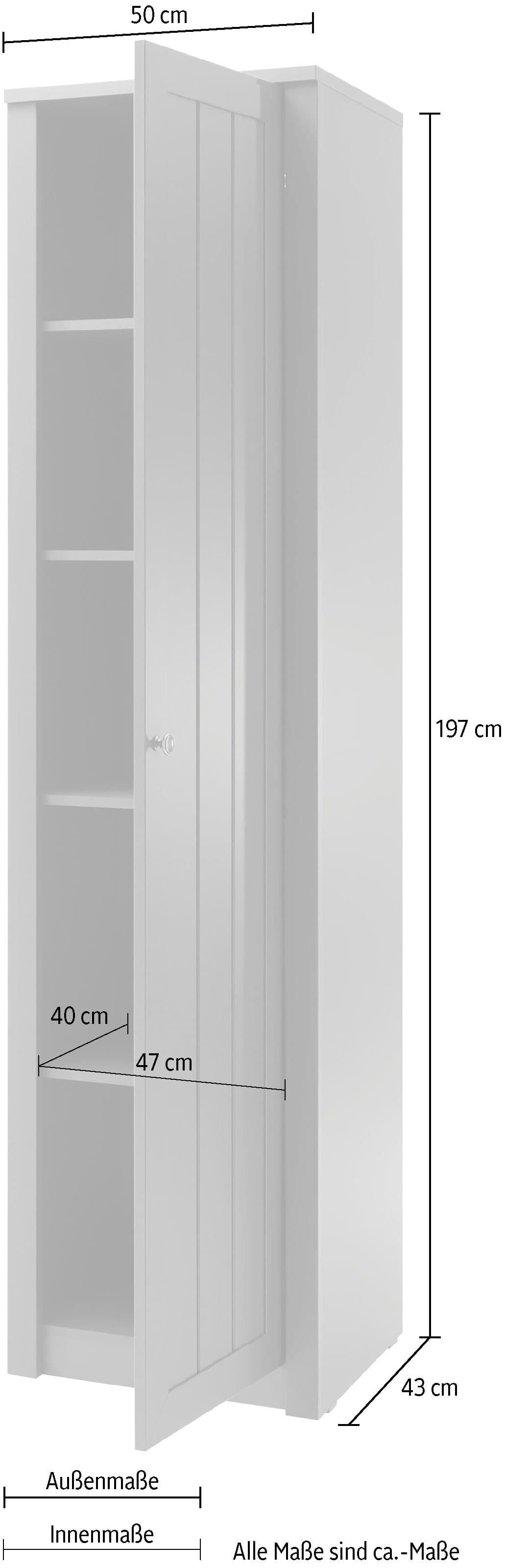 Home affaire Mehrzweckschrank Askot | Grau