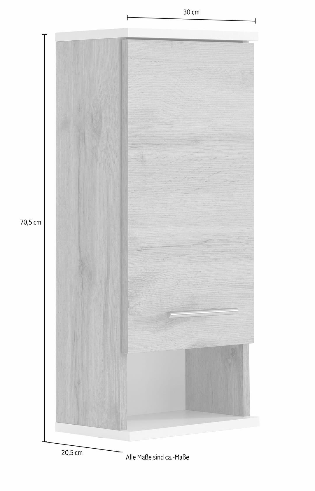 welltime Hängeschrank Emmi | Grau
