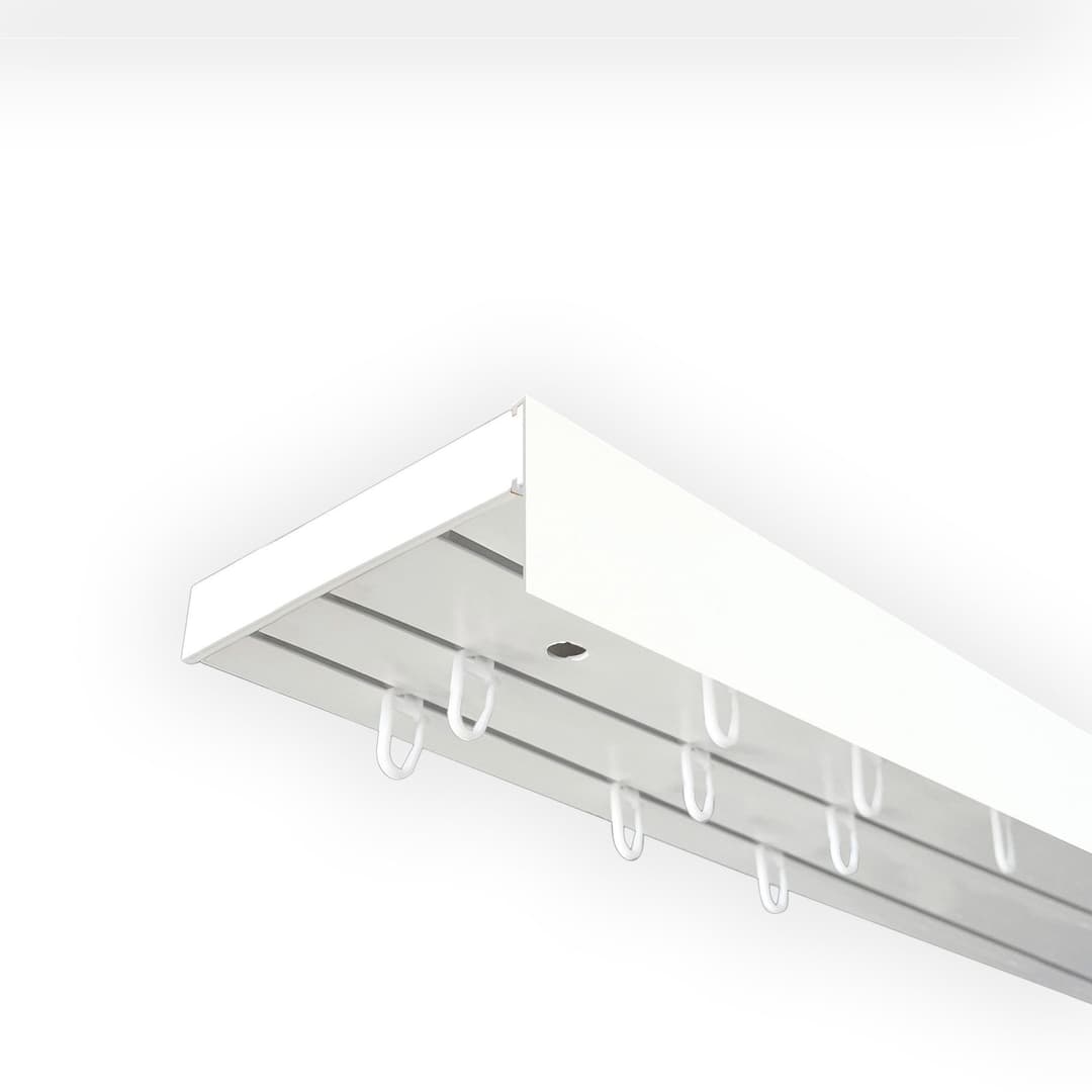 SN DECO GROUP Gardinenschiene Vorhangschiene SH | Weiß