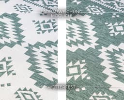 ELLE DECORATION Teppich Dynamic | Grün