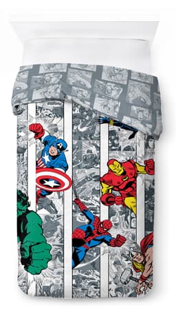 MARVEL Kinderbettwäsche Marvel Comics Bettbezug-Set | Mehrfarbig