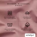 Schlafgut Spannbettlaken PURE Bio-Baumwolle | Lila 3