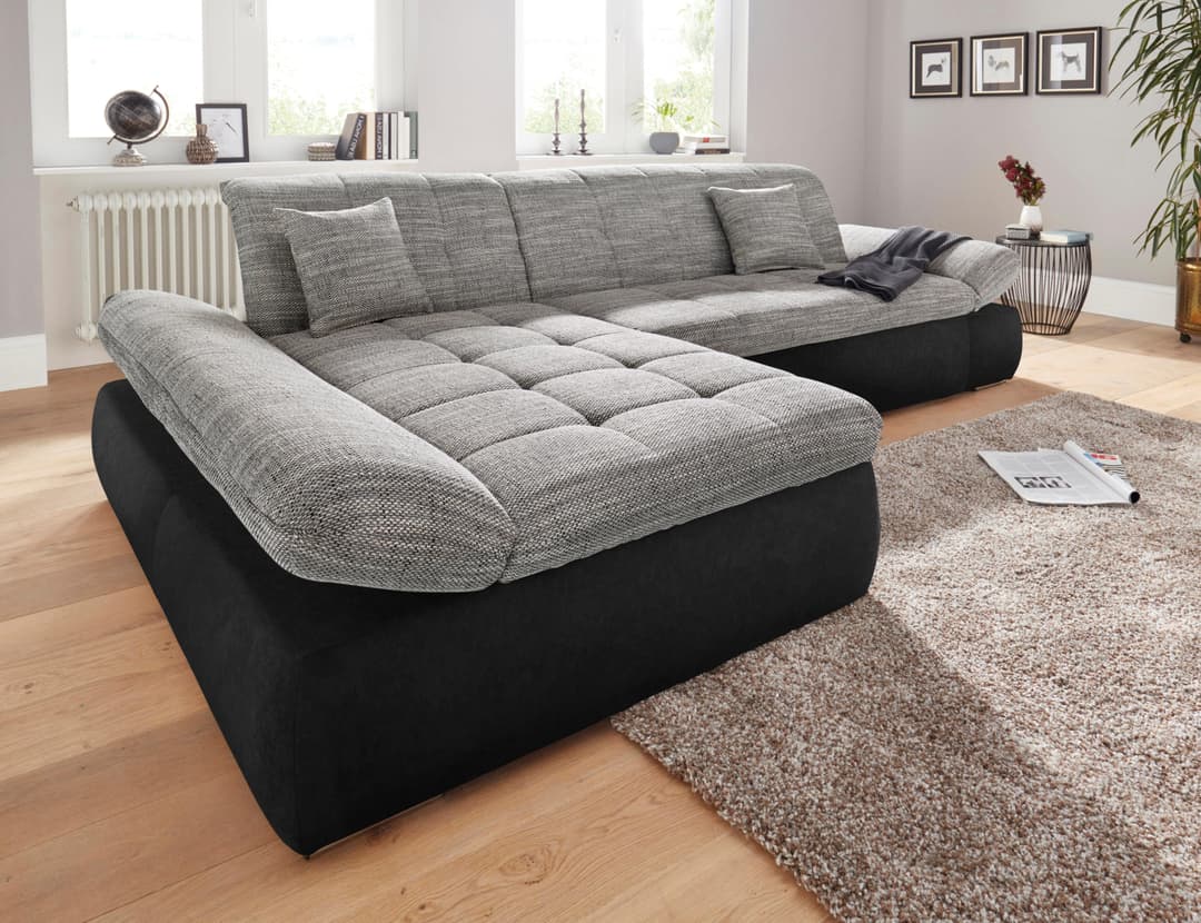 DOMO collection Ecksofa PB Moric | Mehrfarbig