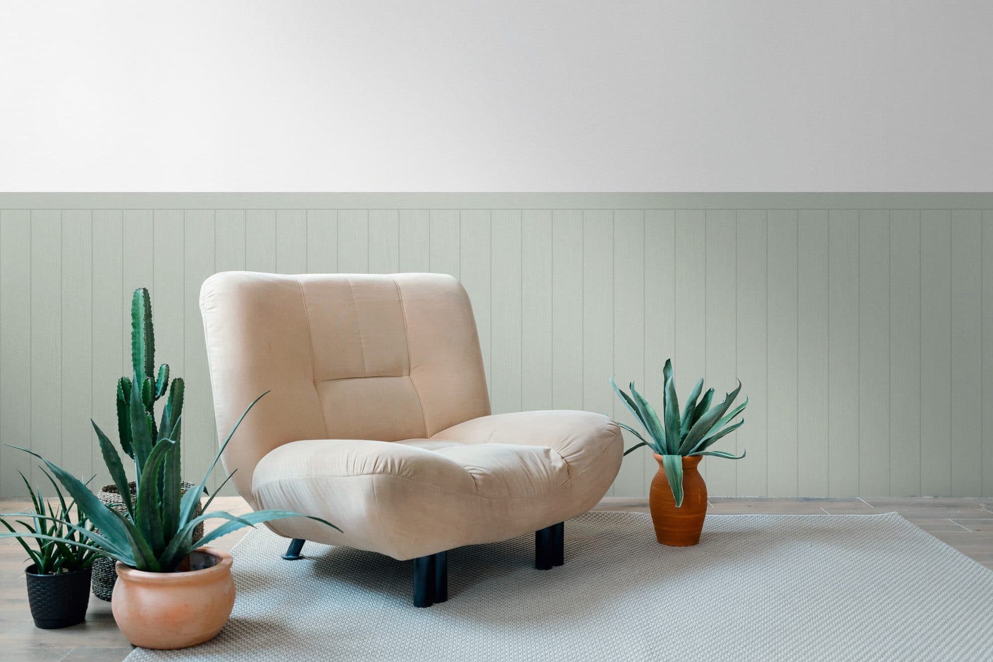 living walls Vliestapete Wallpanel Tapete Wandpaneele | Blau