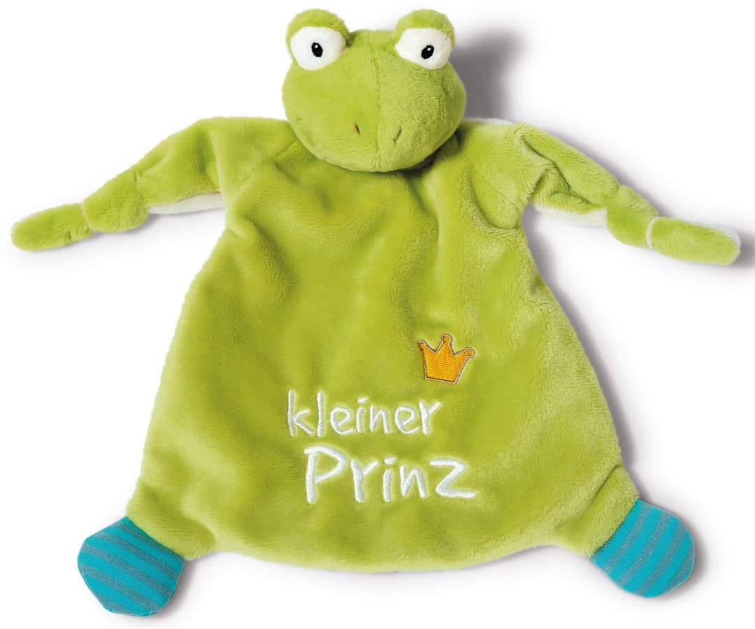 Nici My First NICI Froschkönig Schmusetuch | Grün