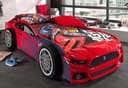 Vipack Autobett Sport-Wagen Optik | Rot