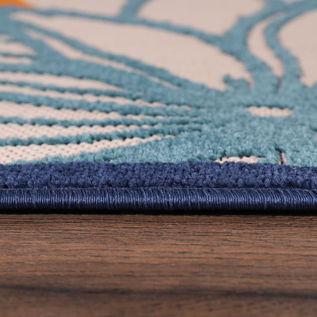 Sanat Teppich Floral 2 Outdoor | Mehrfarbig