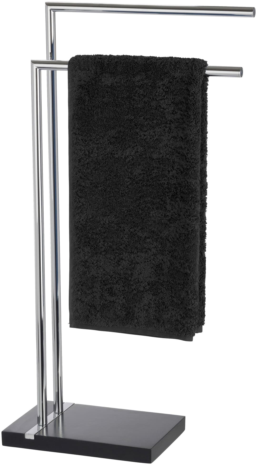 WENKO Handtuchständer Noble Black | Schwarz