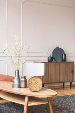 Näve Tischleuchte Woody | Holztöne