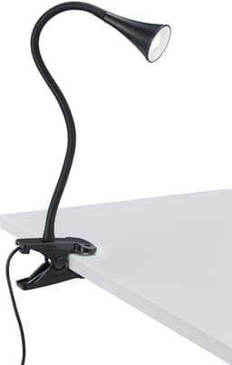 Reality Leuchten LED Klemmleuchte VIPER | Schwarz