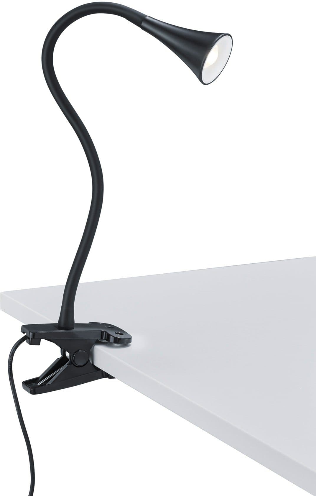 Reality Leuchten LED Klemmleuchte VIPER | Schwarz