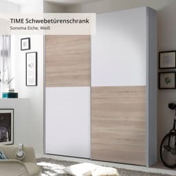 Schlafkontor Schwebetürenschrank Time | Holztöne