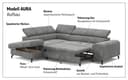 COTTA Ecksofa Aura L-Form | Beige 4