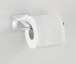 WENKO Toilettenpapierhalter Turbo-Loc Quadro | Silber