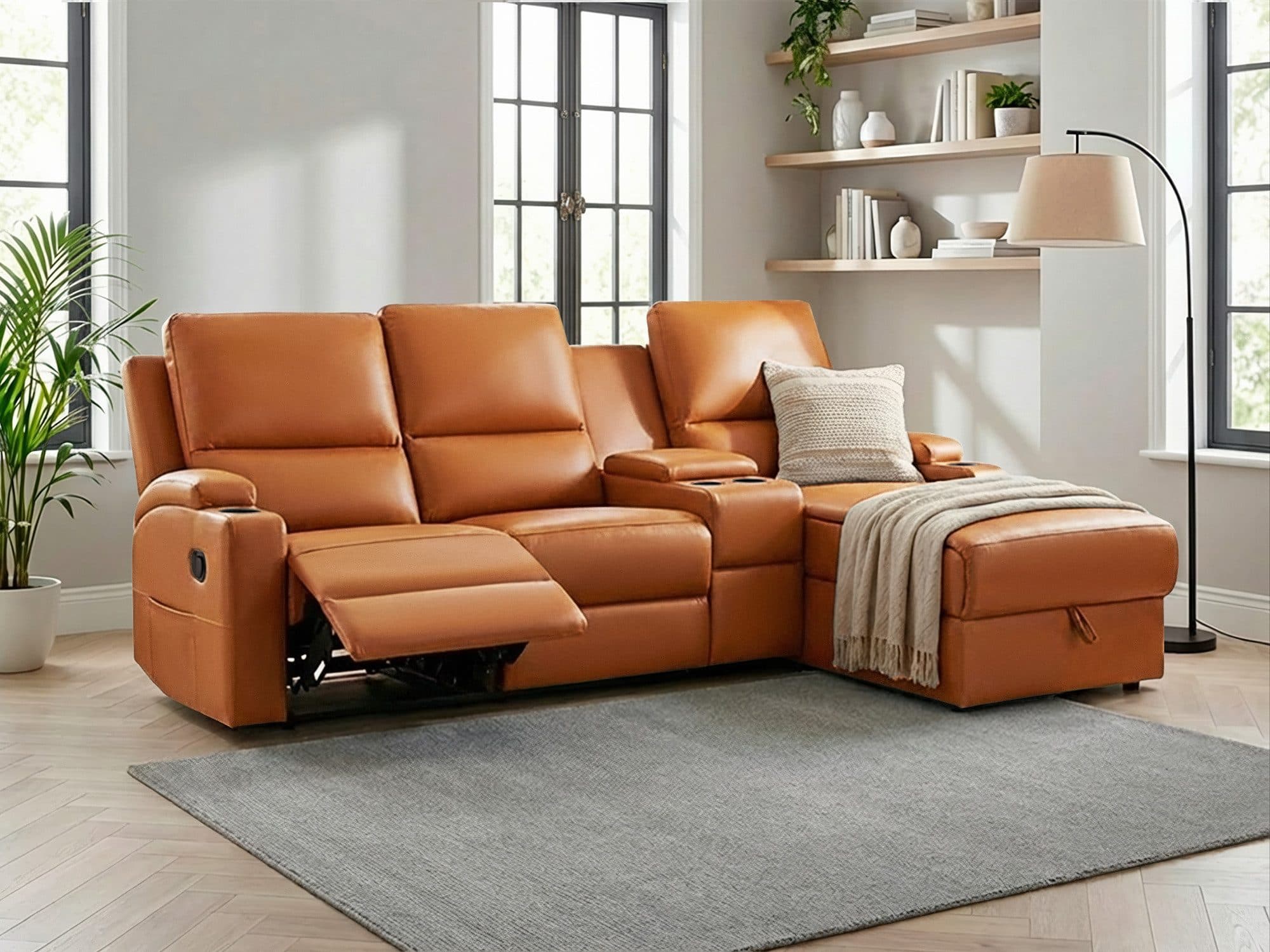 OTTO home Ecksofa NAPORI | Braun