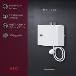 AEG Haustechnik Klein-Durchlauferhitzer MTH 350 | Weiß