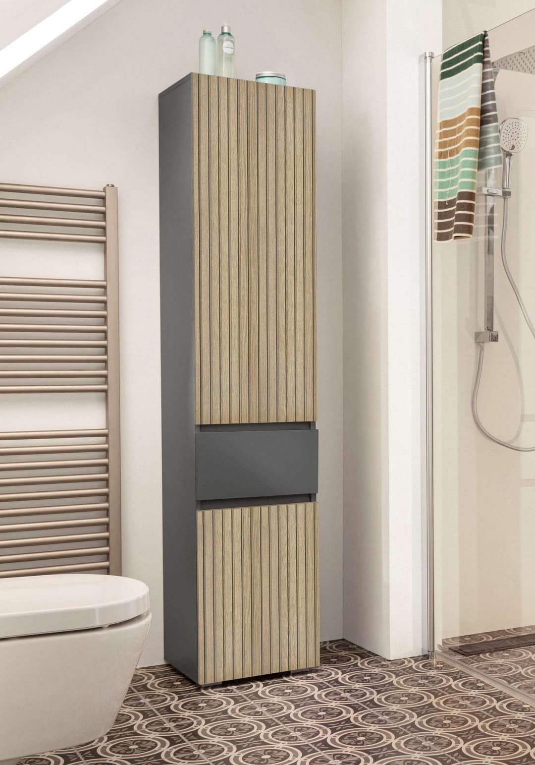 Home affaire Hochschrank Wisla | Braun