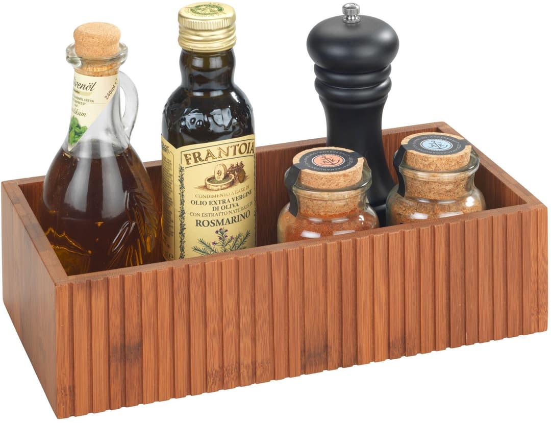 WENKO Aufbewahrungsbox Mera | Braun