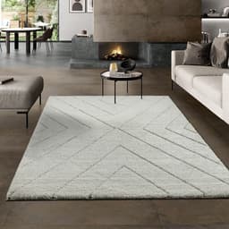 the carpet Teppich Bahar Shaggy | Beige