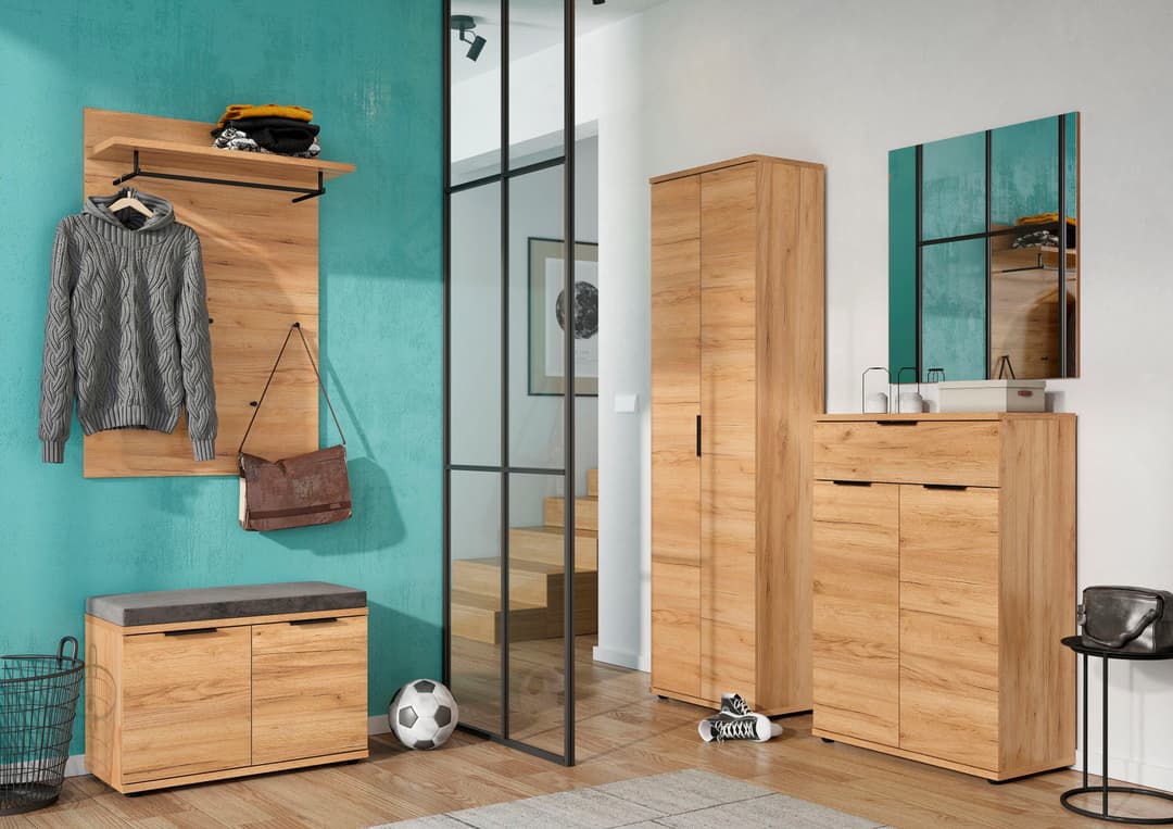 GERMANIA Garderobenschrank GW-Fremont | Holztöne