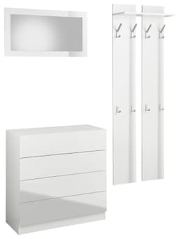 borchardt Möbel Garderoben-Set Vaasa 3 | Weiß