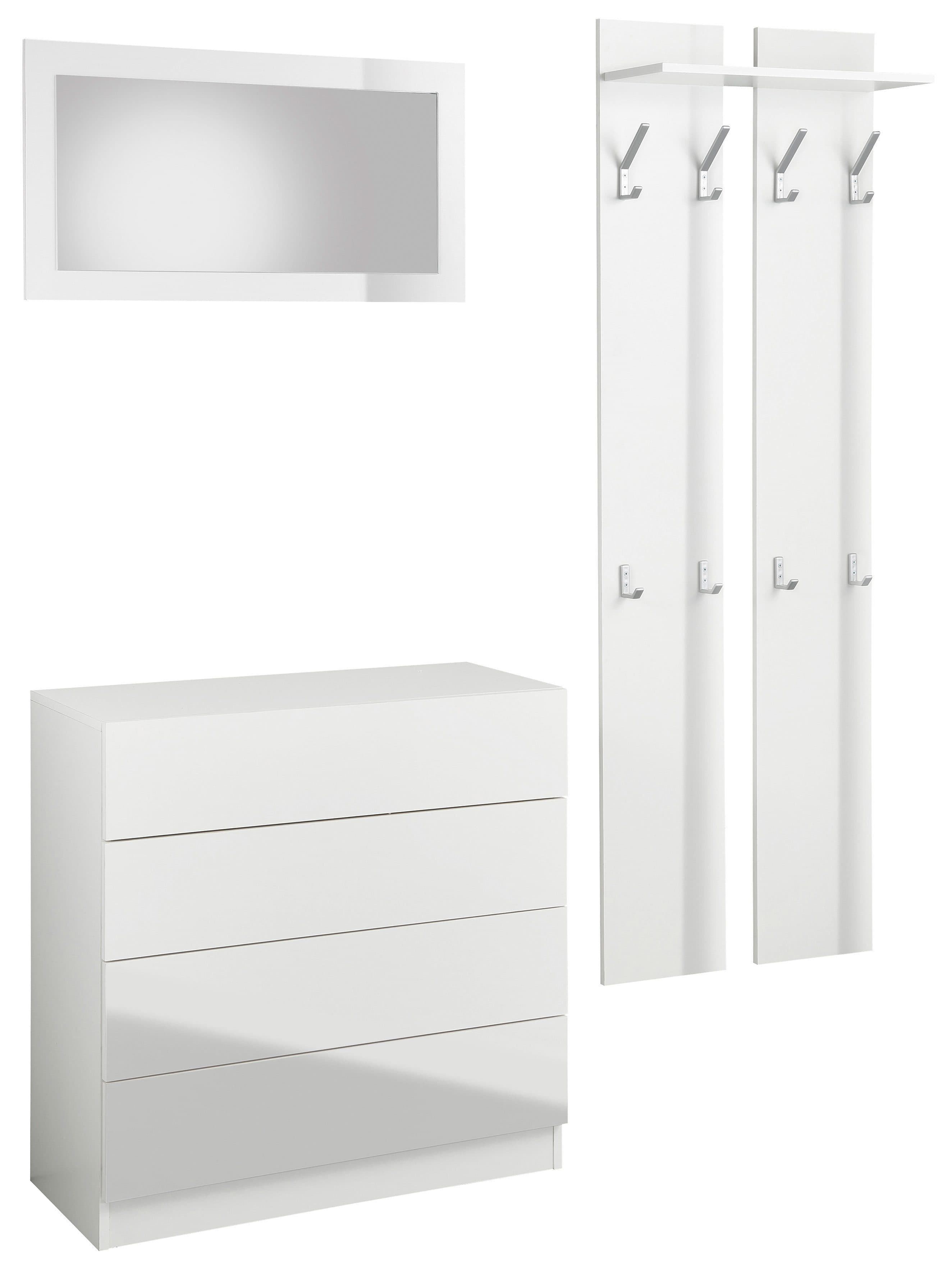 borchardt Möbel Garderoben-Set Vaasa 3 | Weiß