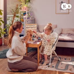 Kinderkraft Hochstuhl DINNLY | Grau