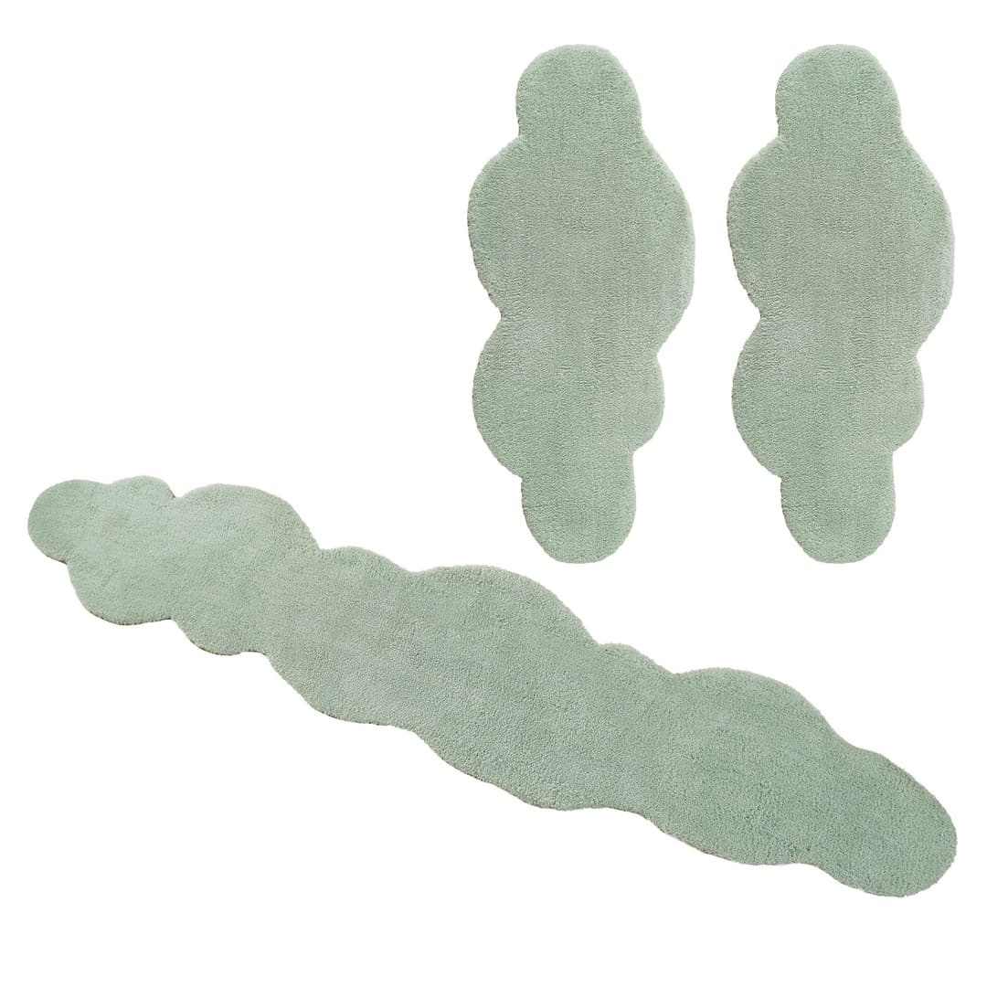 OTTO home Bettumrandung Microfaser Teppich Magong | Grün