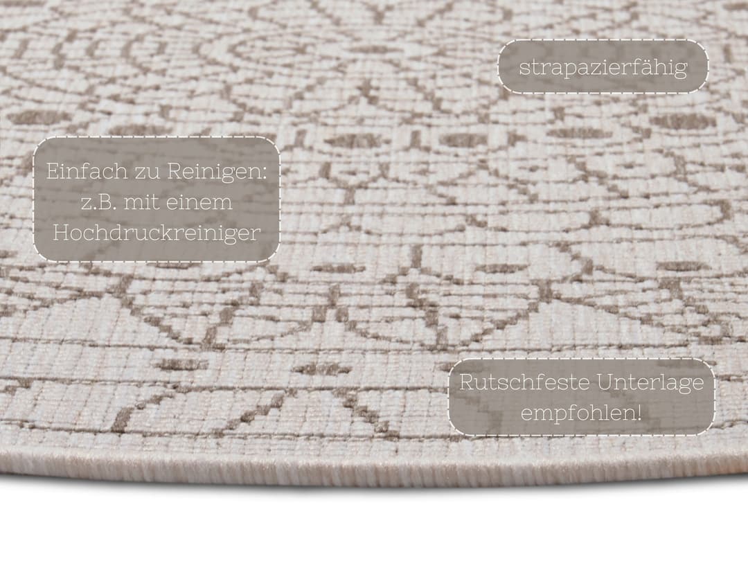 HANSE Home Teppich Porto | Beige