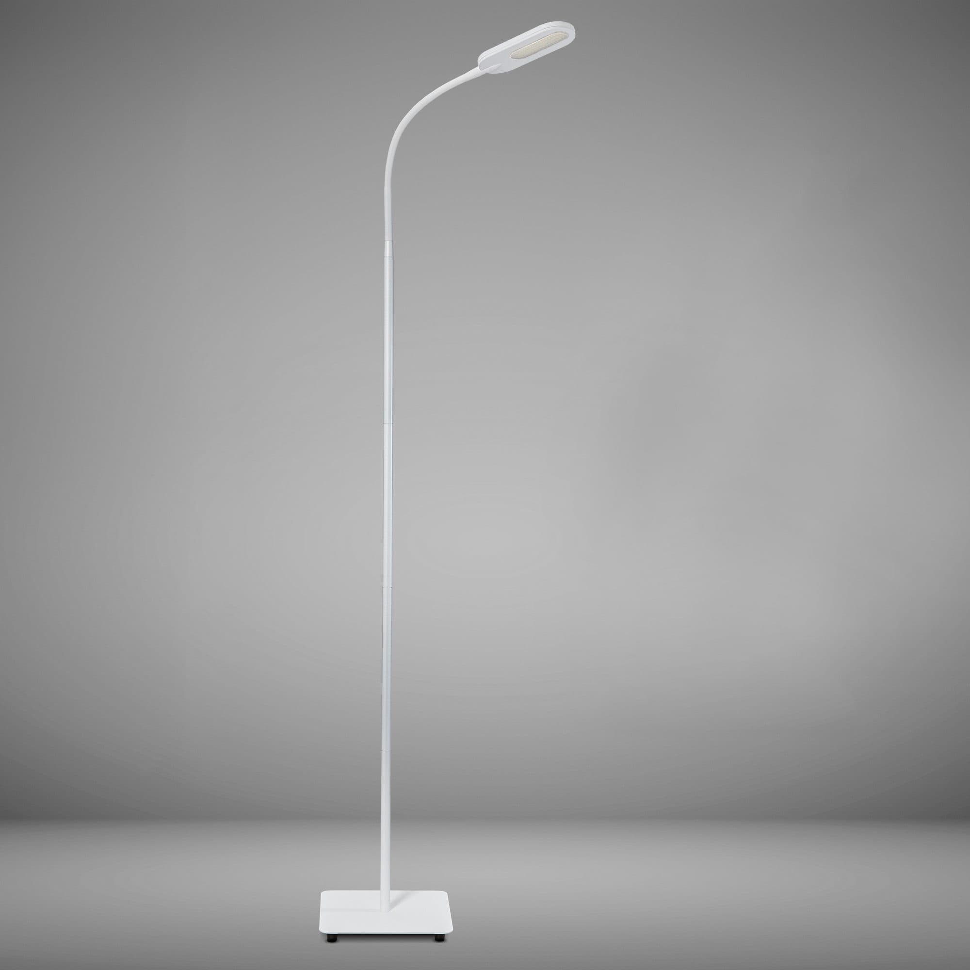 B.K.Licht LED Stehlampe | Weiß