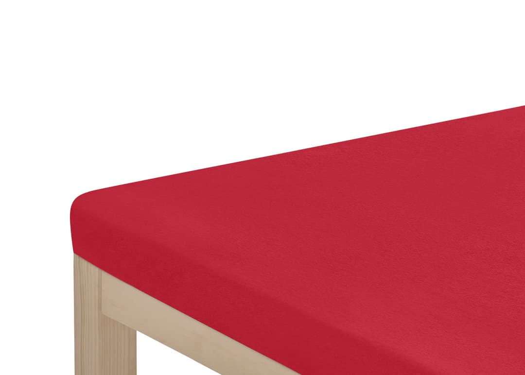 OTTO home Spannbettlaken Topper Basic | Rot
