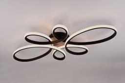 TRIO Leuchten LED Deckenleuchte FLY | Schwarz