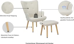 OTTO home Ohrensessel PERHAM | Grau