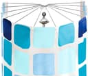 Kleine Wolke Duschvorhangspinne Big Spider | Silber 2