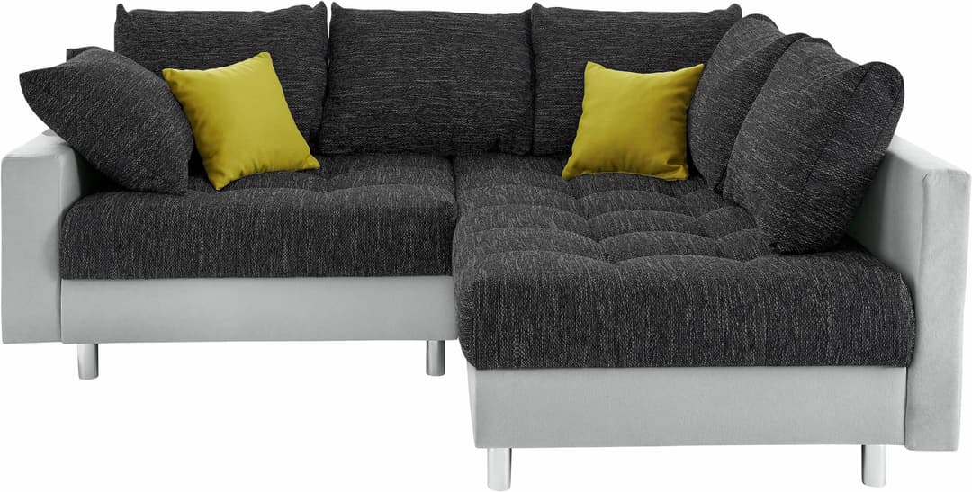 COLLECTION AB Ecksofa Antonia L-Form | Grau