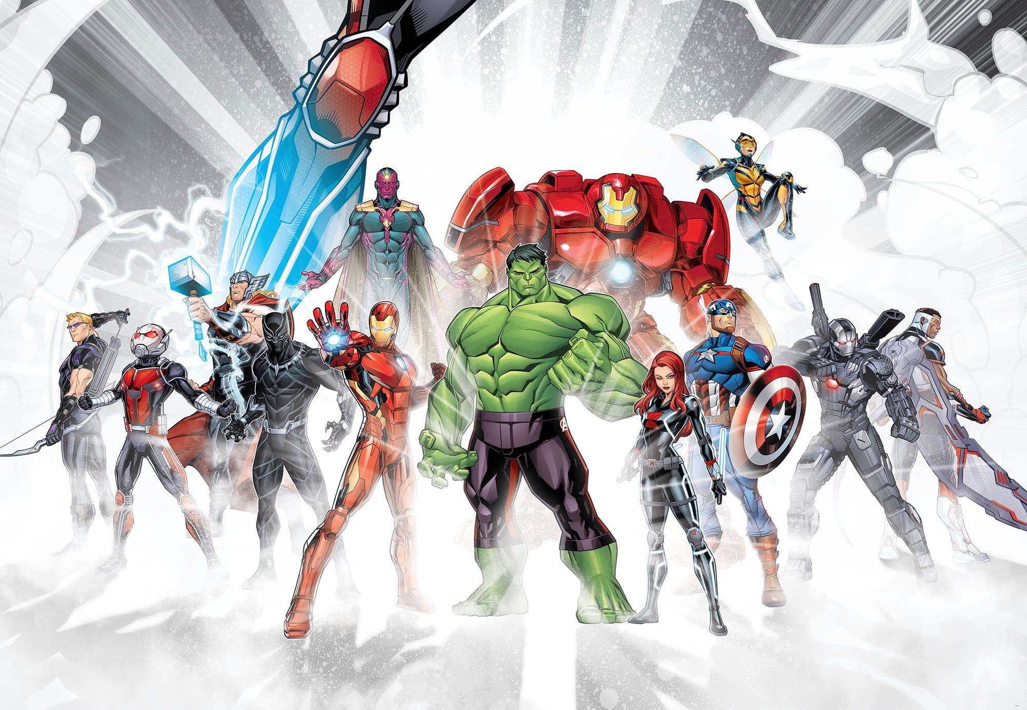 Komar Fototapete Avengers Unite | Mehrfarbig
