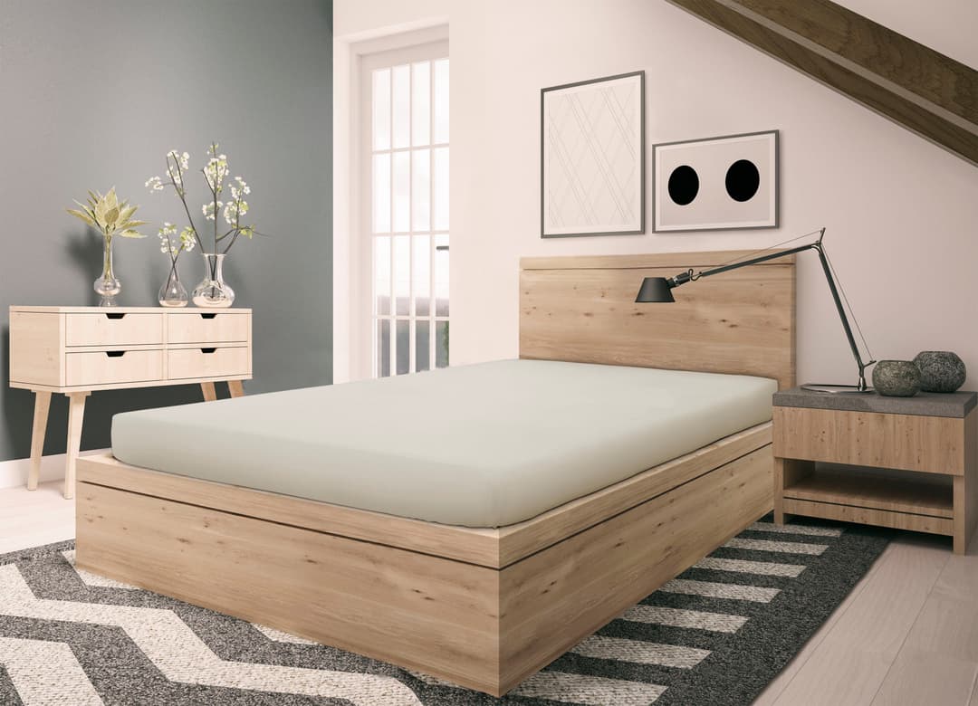 SETEX Spannbettlaken Feinbiber | Beige