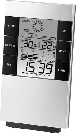 Hama LCD-Thermo-/Hygrometer "TH-200" | Silber