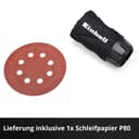 Einhell Exzenterschleifer TE-RS 18 Li - Solo | Rot 5