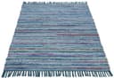 carpetfine Teppich Kelim Chindi | Blau