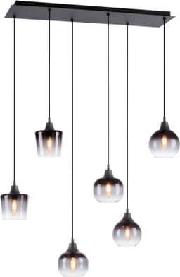JUST LIGHT Pendelleuchte ZEA | Schwarz