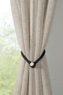 GARDINIA Raffspange Raffhalter Kordel | Schwarz 2