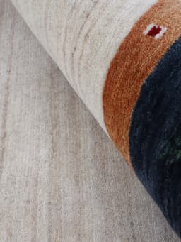 Carpetfine Gabbeh Nura Wollteppich | Beige