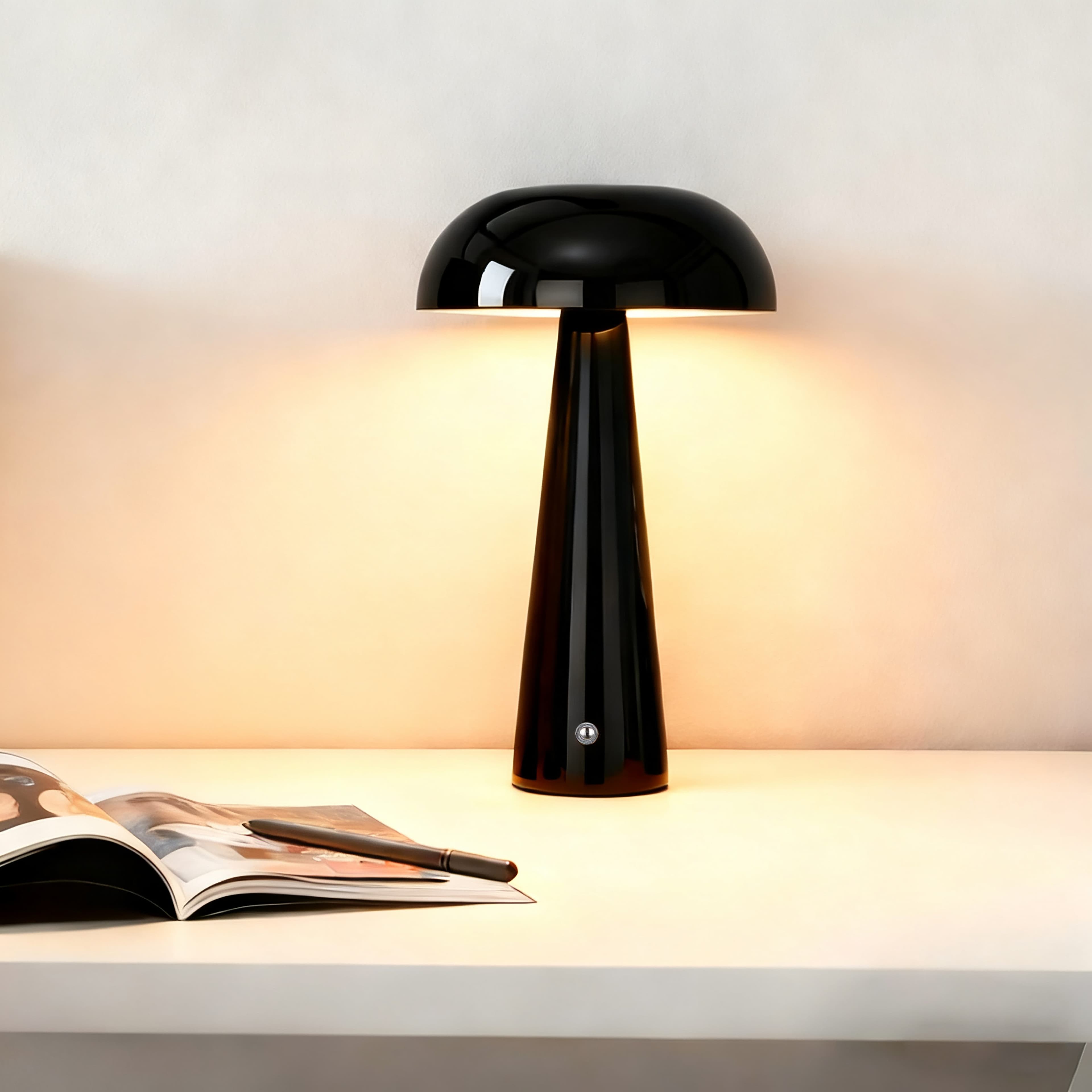 OTTO home LED Tischleuchte Katniss | Schwarz