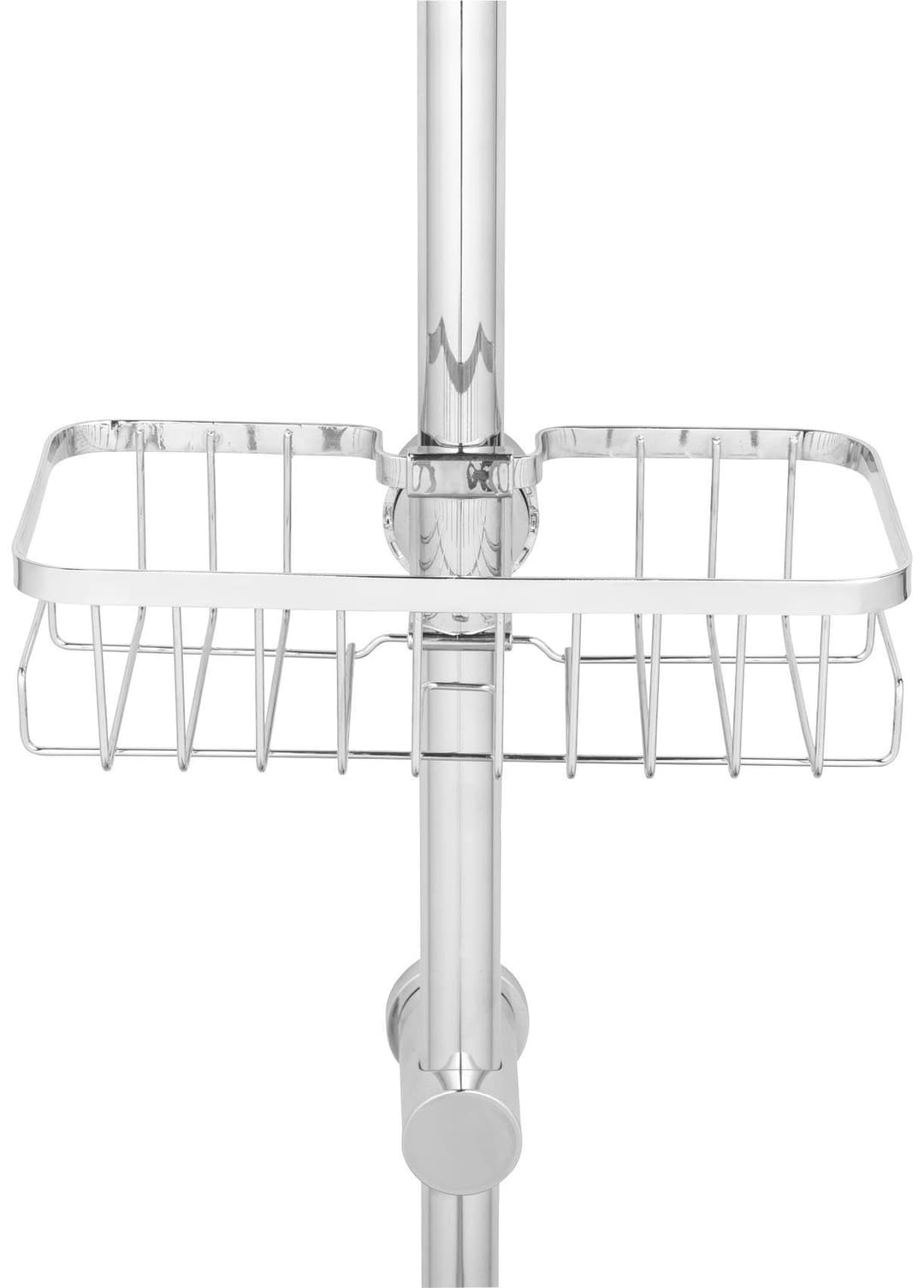 Wenko Duschstangencaddy Floresta Eckig | Silber