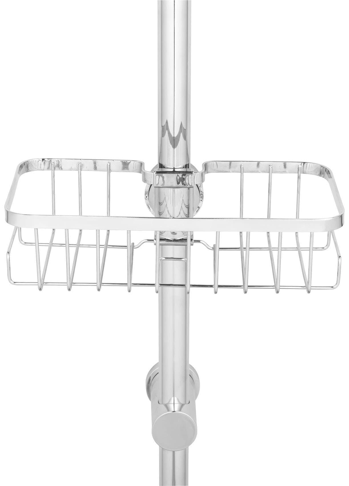 Wenko Duschstangencaddy Floresta Eckig | Silber