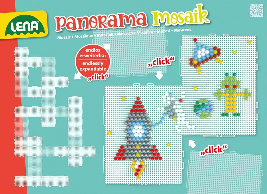 Lena Kreativset Mosaik Set Panorama XL color | Mehrfarbig
