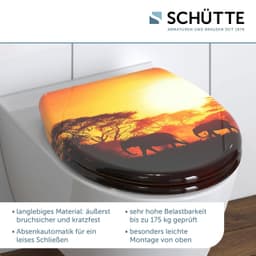 Schütte WC-Sitz Africa | Mehrfarbig