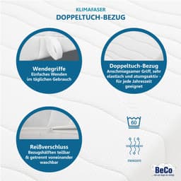 Beco Komfortschaummatratze Gigant Trio | Weiß