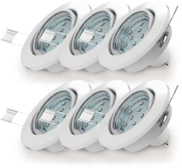 B.K.Licht LED Einbauleuchte 6er Set | Weiß